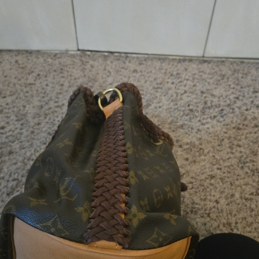 Louis Vuitton Dark Brown Monogram Shoulder Bag - Picture 6 of 9